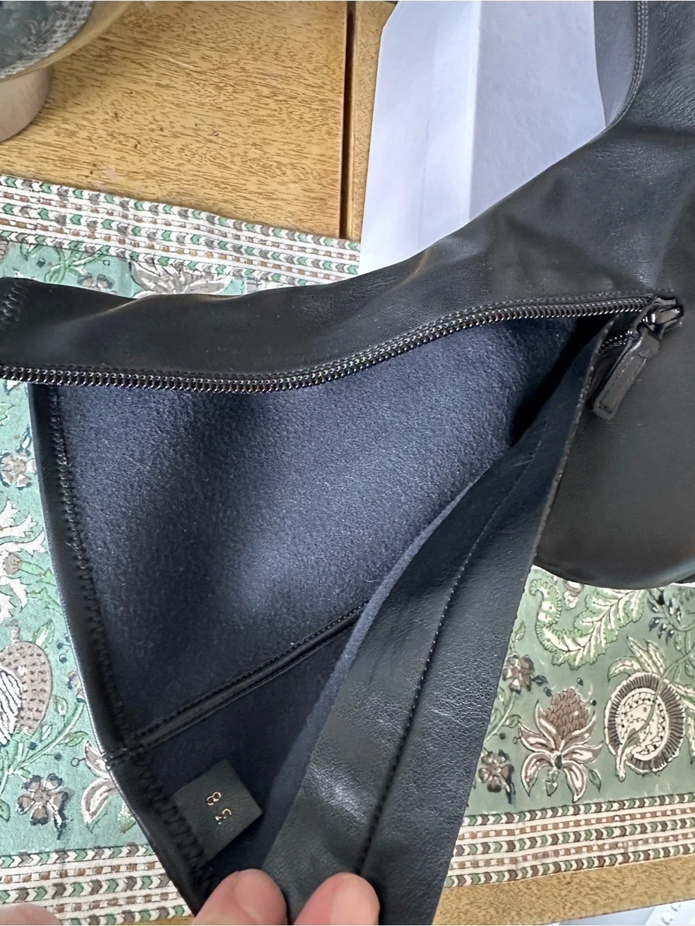 Stella McCartney‎ Skyla Black Leather Platform Chunky Boots 38